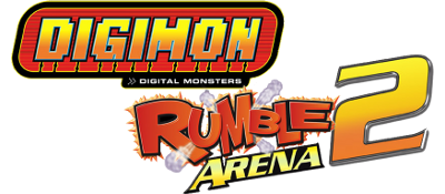 Digimon Rumble Arena 2 title screen for Playstation 2